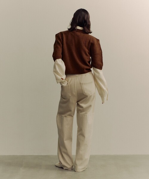 AMOMENTO for ADAM ET ROPE'】別注DRAWSTRING DENIM PANTS（その他