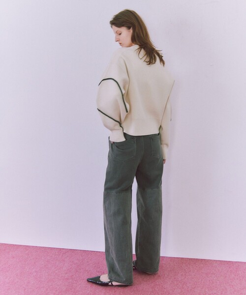 AMOMENTO for ADAM ET ROPE'】別注DRAWSTRING DENIM PANTS（その他