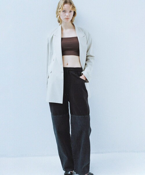 AMOMENTO for ADAM ET ROPE'】別注DRAWSTRING DENIM PANTS（その他