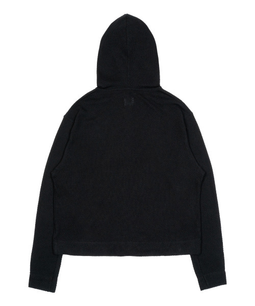 THECOLDESTMOMENT(ザコールデストモーメント)の「TCM waffle hooded crop jacket (black)(その他アウター・レディース・その他・SMALL/MEDIUM/LARGE)」の5枚目の写真