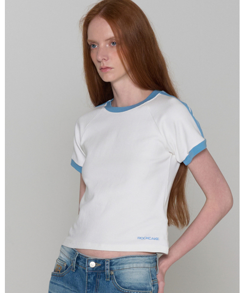 ROCKCAKE(ロックケーキ)の「Sports 96 Lace Crop Top - White(Tシャツ/カットソー・レディース・その他・SMALL)」の1枚目の写真