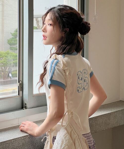 ROCKCAKE(ロックケーキ)の「Sports 96 Lace Crop Top - White(Tシャツ/カットソー・レディース・その他・SMALL)」の8枚目の写真