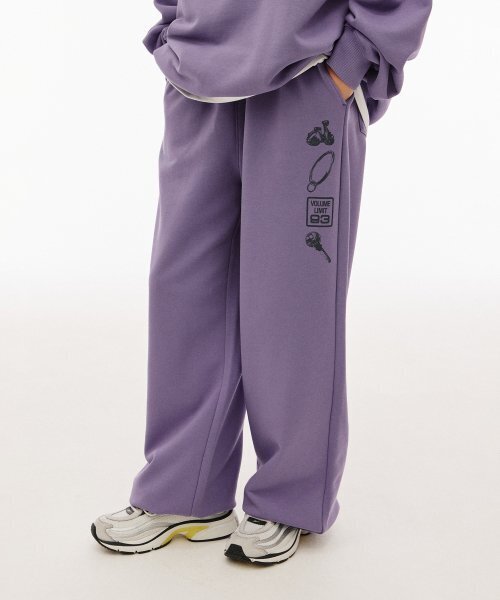 1993STUDIO（1993スタジオ）の「レトロポイントスウェットパンツ_パープル（スウェットパンツ・レディース・その他・SMALL/MEDIUM/LARGE）」の5枚目の写真