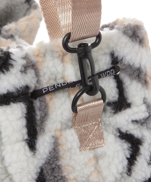 PENDLETON（ペンドルトン）の「【PENDLETON(ペンドルトン)】巾着ボアバック（ハンドバッグ・レディース・ライトグレー/ベージュ・FREE）」の11枚目の写真