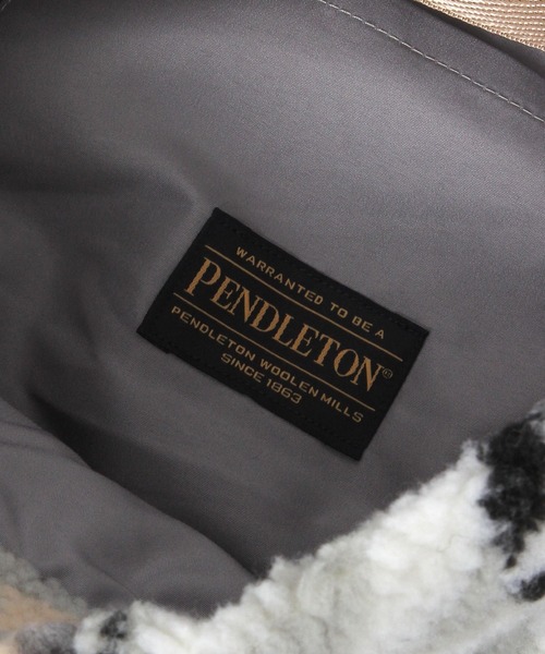 PENDLETON（ペンドルトン）の「【PENDLETON(ペンドルトン)】巾着ボアバック（ハンドバッグ・レディース・ライトグレー/ベージュ・FREE）」の15枚目の写真
