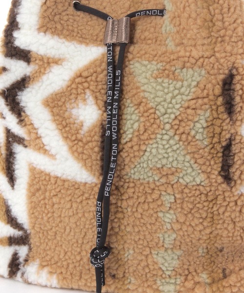 PENDLETON（ペンドルトン）の「【PENDLETON(ペンドルトン)】巾着ボアバック（ハンドバッグ・レディース・ライトグレー/ベージュ・FREE）」の17枚目の写真