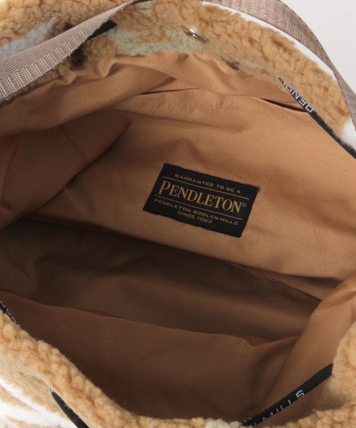 PENDLETON（ペンドルトン）の「【PENDLETON(ペンドルトン)】巾着ボアバック（ハンドバッグ・レディース・ライトグレー/ベージュ・FREE）」の19枚目の写真
