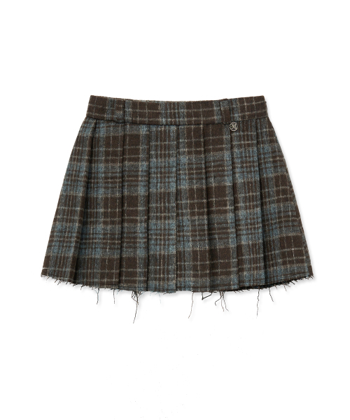 Midnight Move（ミッドナイトムーブ）の「check mini skirt [sky blue]（スカート・レディース・その他・MEDIUM/SMALL）」の2枚目の写真