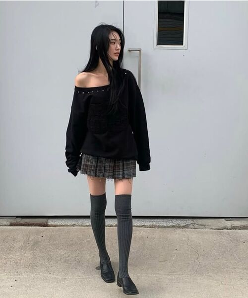 Midnight Move（ミッドナイトムーブ）の「check mini skirt [sky blue]（スカート・レディース・その他・MEDIUM/SMALL）」の6枚目の写真