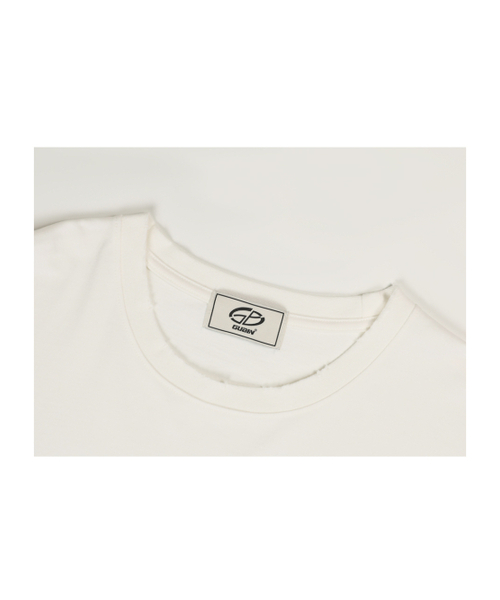 GUBIN(グビン)の「ダーティプリンティングパッチロングスリーブ - アイボリー(Tシャツ/カットソー・メンズ・その他・FREE)」の3枚目の写真