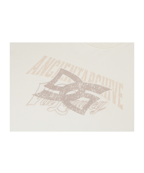 GUBIN(グビン)の「ダーティプリンティングパッチロングスリーブ - アイボリー(Tシャツ/カットソー・メンズ・その他・FREE)」の4枚目の写真