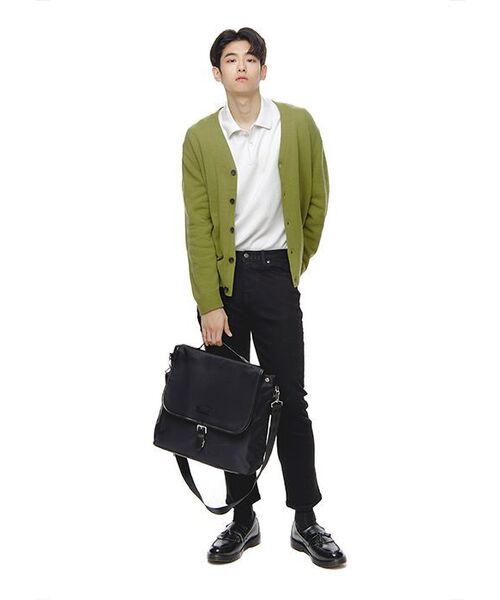 MUSINSA STANDARD（ムシンサスタンダード）の「スリムクロップドデニムパンツ[ブラック]（デニムパンツ・メンズ・その他・31/33/26/27/28/29/38/42/36/34/32/30/40）」の17枚目の写真