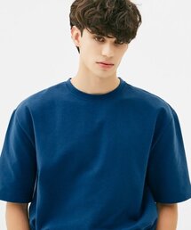 TRILLION（トリリオン）の「ESSENTIAL LAYERED SLEEVE SHORT SLEEVE T-SHIRT (TURQUOIISE)（Tシャツ/カットソー・メンズ）」