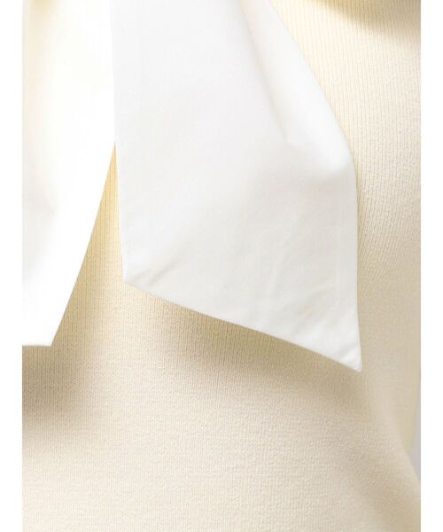TONAL(トーナル)の「セーラードッキングニット(ニット/セーター・レディース・ネイビー/グレー/オフホワイト・MEDIUM)」の9枚目の写真