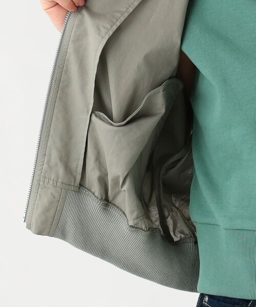 BEAMS HEART(ビームスハート)の「コットン ショート MA-1(MA-1・レディース・ライトグレー/ベージュ/ブラック・FREE)」の18枚目の写真