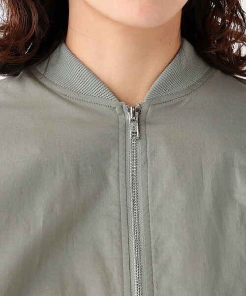 BEAMS HEART(ビームスハート)の「コットン ショート MA-1(MA-1・レディース・ライトグレー/ベージュ/ブラック・FREE)」の22枚目の写真