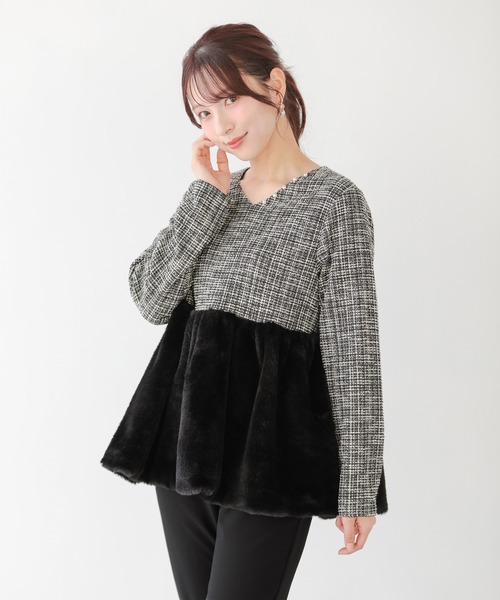 セール】Fit more｜フィットモアのその他トップス（ブラック/黒色系