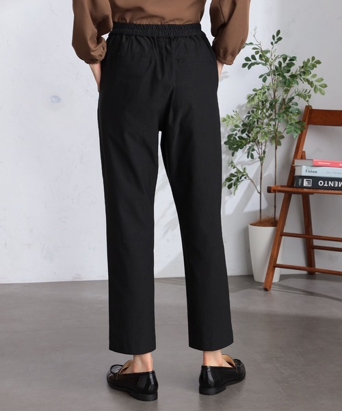 GALLORIA(ギャローリア)の「起毛タックテーパードパンツ(その他パンツ・レディース・ブラック/ネイビー・L/LL/M/S)」の5枚目の写真
