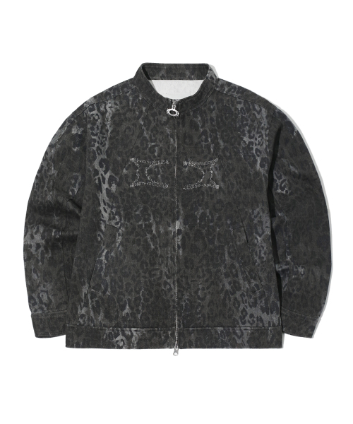CRITIC(クリティック)の「LEOPARD TWILL JACKET CHARCOAL(その他アウター・レディース・その他・MEDIUM/LARGE)」の2枚目の写真