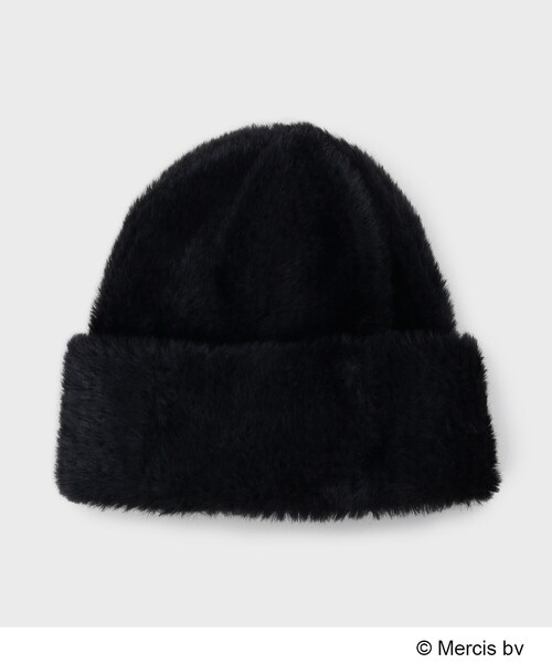 OPAQUE.CLIP（オペークドットクリップ）の「【コラボ】miffy ｘ OPAQUE.CLIP オリジナルチャーム付きニット帽（ニットキャップ/ビーニー・レディース・オフホワイト/ブラック・00）」の5枚目の写真