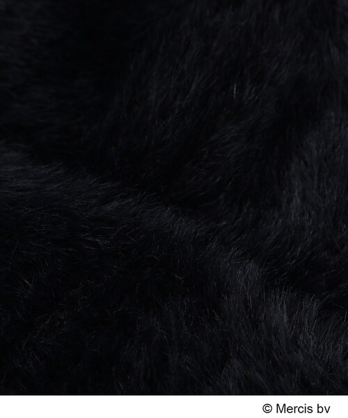 OPAQUE.CLIP（オペークドットクリップ）の「【コラボ】miffy ｘ OPAQUE.CLIP オリジナルチャーム付きニット帽（ニットキャップ/ビーニー・レディース・オフホワイト/ブラック・00）」の7枚目の写真