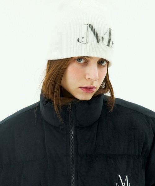 MUCENT(ムセント)の「★K-POPアイドル着用アイテム【UNISEX】MUCENT/シグネチャービーニー(ニットキャップ/ビーニー・レディース・ブラック/アイボリー/グレー・FREE)」の18枚目の写真