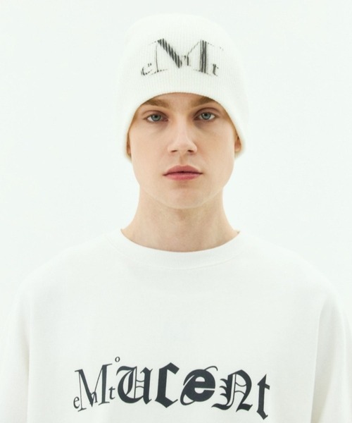MUCENT(ムセント)の「★K-POPアイドル着用アイテム【UNISEX】MUCENT/シグネチャービーニー(ニットキャップ/ビーニー・レディース・ブラック/アイボリー/グレー・FREE)」の19枚目の写真