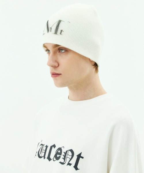 MUCENT(ムセント)の「★K-POPアイドル着用アイテム【UNISEX】MUCENT/シグネチャービーニー(ニットキャップ/ビーニー・レディース・ブラック/アイボリー/グレー・FREE)」の21枚目の写真