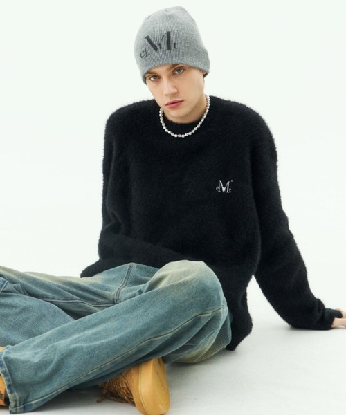 MUCENT(ムセント)の「★K-POPアイドル着用アイテム【UNISEX】MUCENT/シグネチャービーニー(ニットキャップ/ビーニー・レディース・ブラック/アイボリー/グレー・FREE)」の22枚目の写真