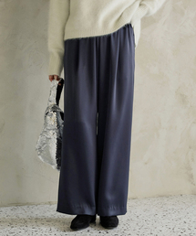 IENA | 《追加2》ダブルサテンイージーパンツ(その他パンツ)