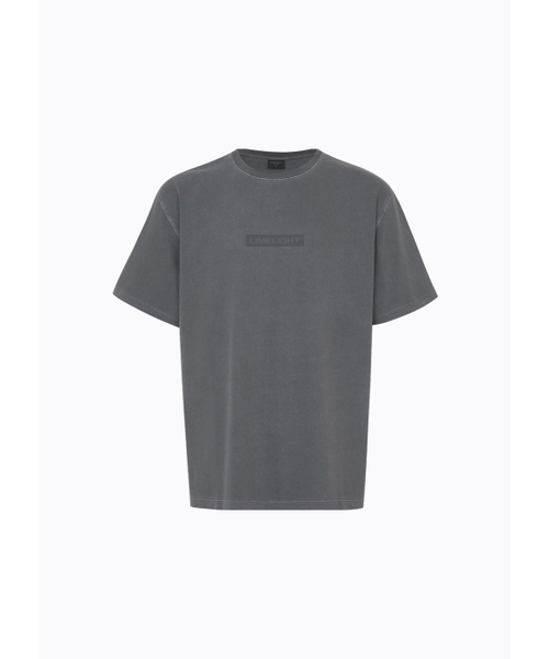 LIMELIGHT APPAREL（ライムライトアパレル）の「アパレルピグメントボックスロゴTシャツ（チャコール/グレー）（Tシャツ/カットソー・メンズ・その他・SMALL/MEDIUM/LARGE/X-LARGE）」の2枚目の写真