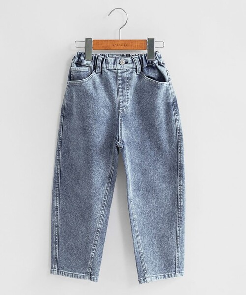 EDWIN（エドウィン）の「【Ou? by EDWIN】裏起毛デニムパンツ（デニムパンツ・キッズ・ブラック/サックスブルー/ブルー・130/110/140/100/90/120/150）」の4枚目の写真