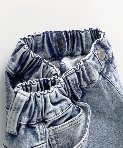 EDWIN（エドウィン）の「【Ou? by EDWIN】裏起毛デニムパンツ（デニムパンツ・キッズ・ブラック/サックスブルー/ブルー・130/110/140/100/90/120/150）」の5枚目の写真