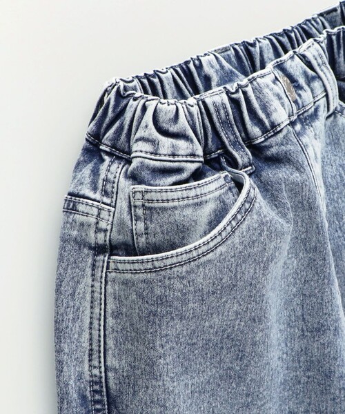 EDWIN（エドウィン）の「【Ou? by EDWIN】裏起毛デニムパンツ（デニムパンツ・キッズ・ブラック/サックスブルー/ブルー・130/110/140/100/90/120/150）」の7枚目の写真