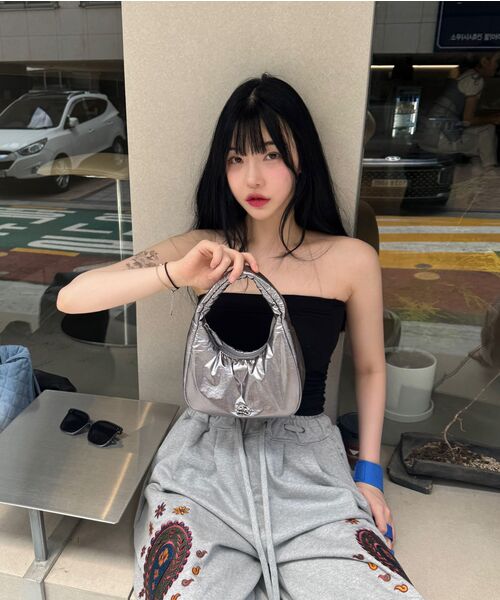 A NOTHING（アナッシング）の「ペイズリーエンブロイダリー HT スウェットパンツ（ブラック）（スウェットパンツ・レディース・その他・LARGE/MEDIUM）」の19枚目の写真