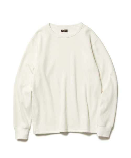 MR.OLIVE（ミスターオリーブ）の「【MR.OLIVE】HEAT THERMAL /INNER CREW NECK SHIRT（スウェット・メンズ・ブラック/オフホワイト・M/L）」の4枚目の写真