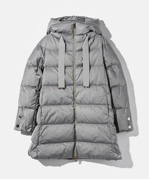 セール】HERNO A-Shape DOWN JACKET IN SATIN ヘルノ Aシェイプ サテン
