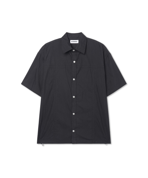 APOSTROPHE COMMA(アポストロフィコンマ)の「ホリゾンナイロンストリング半袖シャツ_ホワイト(シャツ/ブラウス・メンズ・その他・MEDIUM/SMALL/LARGE)」の5枚目の写真