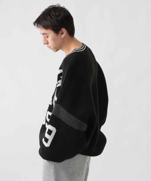 GEORGE'S(ジョージズ)の「オーバーロゴニット(ニット/セーター・メンズ・ブルー/ブラック・FREE)」の13枚目の写真