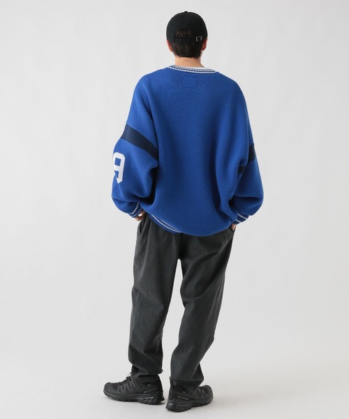 GEORGE'S(ジョージズ)の「オーバーロゴニット(ニット/セーター・メンズ・ブルー/ブラック・FREE)」の16枚目の写真