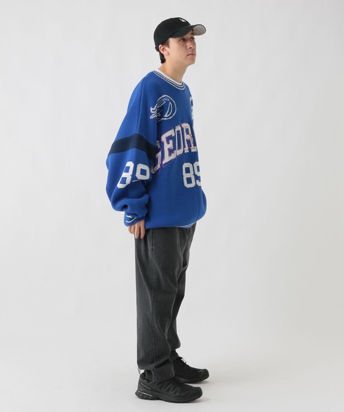 GEORGE'S(ジョージズ)の「オーバーロゴニット(ニット/セーター・メンズ・ブルー/ブラック・FREE)」の17枚目の写真