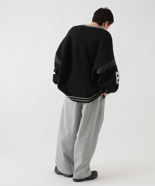 GEORGE'S(ジョージズ)の「オーバーロゴニット(ニット/セーター・メンズ・ブルー/ブラック・FREE)」の4枚目の写真