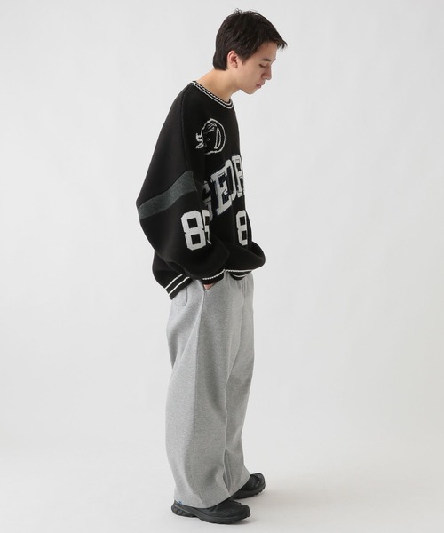 GEORGE'S(ジョージズ)の「オーバーロゴニット(ニット/セーター・メンズ・ブルー/ブラック・FREE)」の5枚目の写真