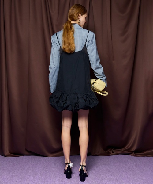 MAISON SPECIAL(メゾンスペシャル)の「Multi-Way Jacket/マルチウェイジャケット(テーラードジャケット・レディース・ブラック/グレー・FREE)」の9枚目の写真