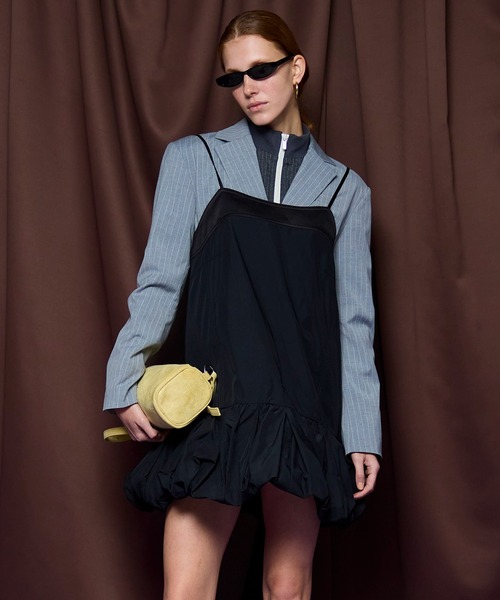 MAISON SPECIAL(メゾンスペシャル)の「Multi-Way Jacket/マルチウェイジャケット(テーラードジャケット・レディース・ブラック/グレー・FREE)」の11枚目の写真