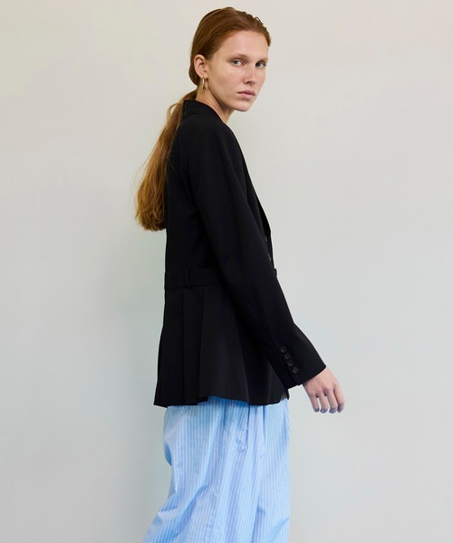 MAISON SPECIAL(メゾンスペシャル)の「Multi-Way Jacket/マルチウェイジャケット(テーラードジャケット・レディース・ブラック/グレー・FREE)」の13枚目の写真
