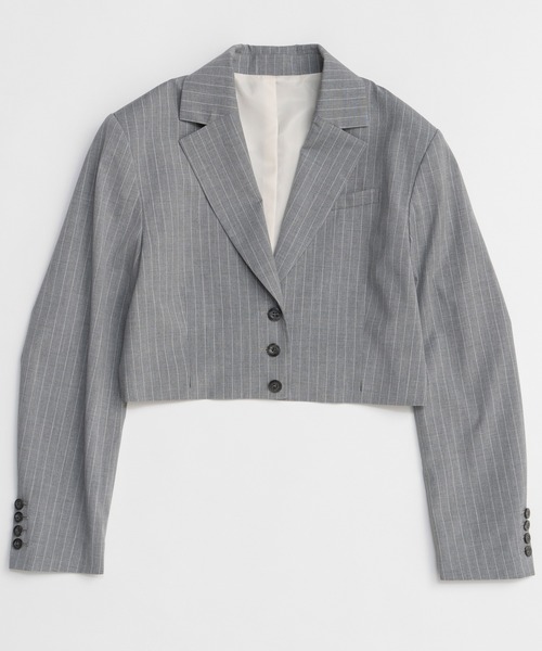 MAISON SPECIAL(メゾンスペシャル)の「Multi-Way Jacket/マルチウェイジャケット(テーラードジャケット・レディース・ブラック/グレー・FREE)」の18枚目の写真