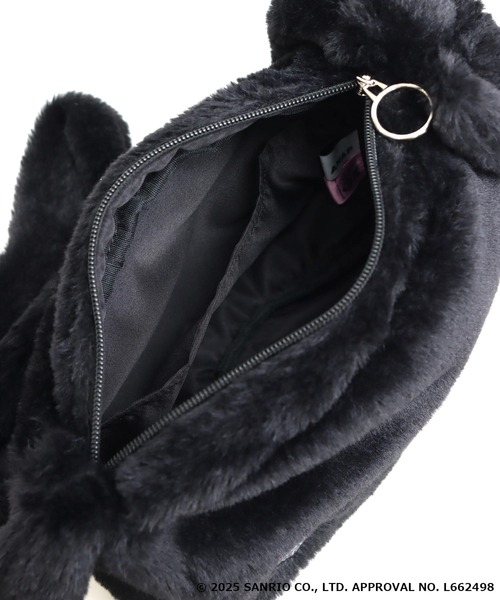 ANAP（アナップ）の「ANAP×【マイメロディクロミ】コラボ メニーウェイ ファーポシェット バッグ（ショルダーバッグ・レディース・ブラック/ピンク・F）」の18枚目の写真