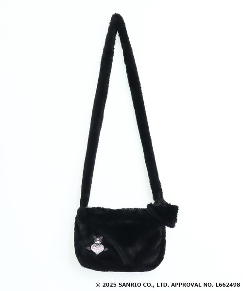 ANAP（アナップ）の「ANAP×【マイメロディクロミ】コラボ メニーウェイ ファーポシェット バッグ（ショルダーバッグ・レディース・ブラック/ピンク・F）」の21枚目の写真
