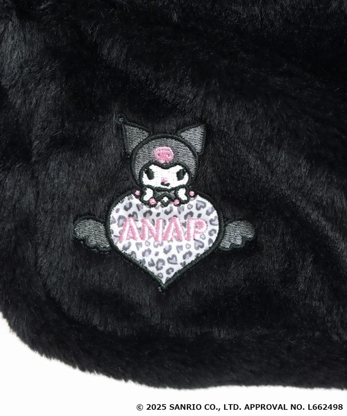 ANAP（アナップ）の「ANAP×【マイメロディクロミ】コラボ メニーウェイ ファーポシェット バッグ（ショルダーバッグ・レディース・ブラック/ピンク・F）」の20枚目の写真